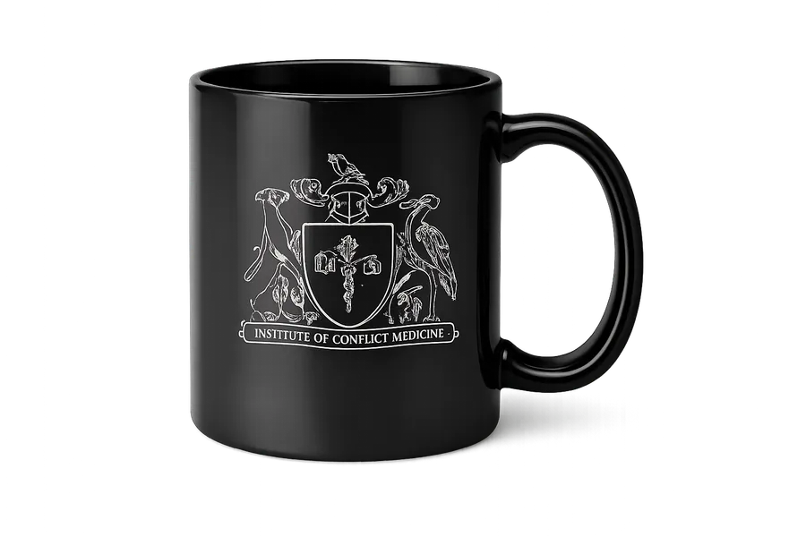 ICMED branded mug